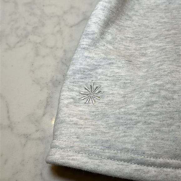 NWOT Athleta Retroterry Wrap Sweatshirt Gray Size XS - Picture 5 of 9